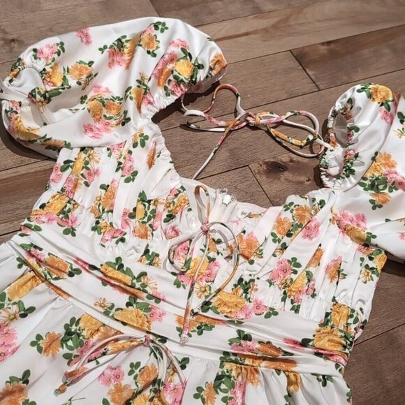 For love and lemons Emma mini dress medium FLAW** - Picture 5 of 10